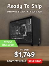 EZR Ultra 5 225F | RTX 5060 8gb