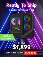 EZR I5-14400F | RTX 5060 Ti 8gb