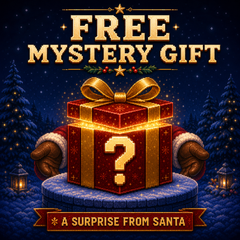Santa’s Mystery Gift – FREE with Ready to Ship & Custom PCs
