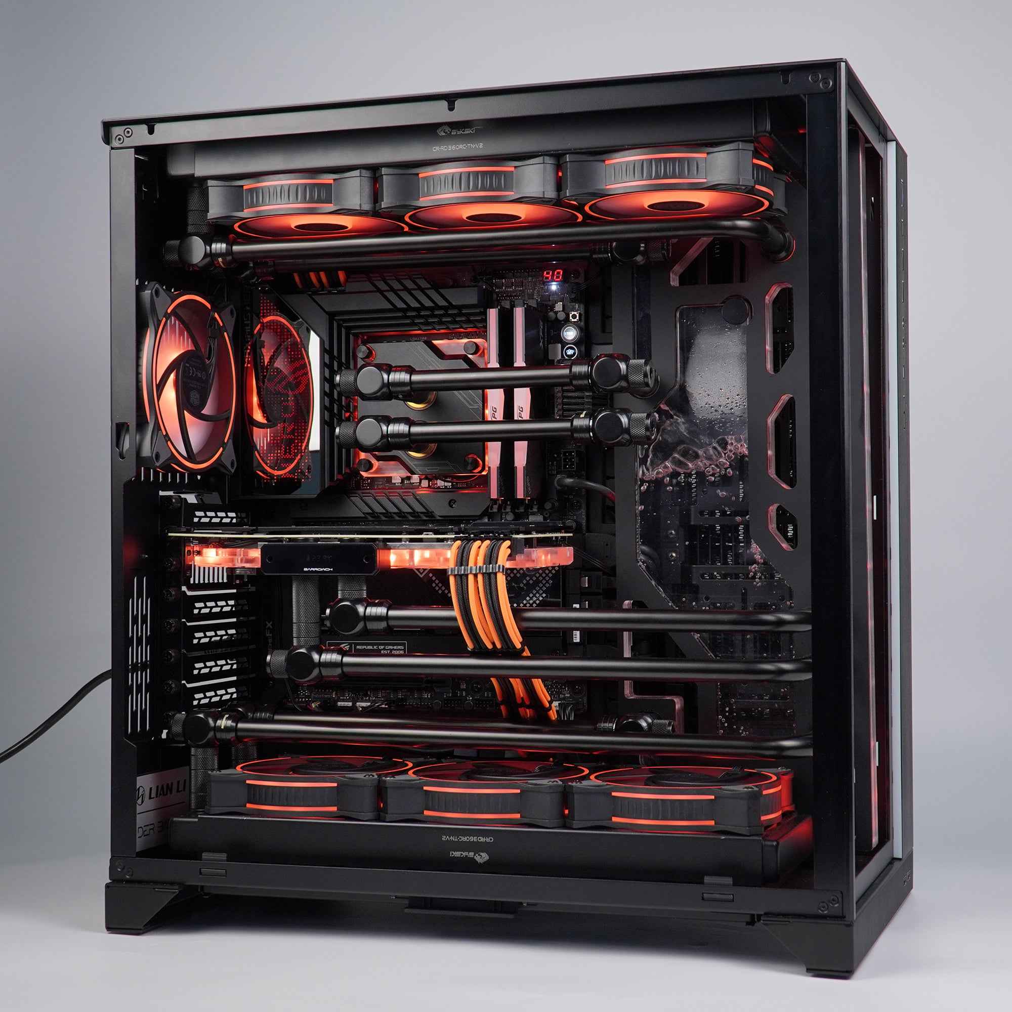 Lian Li PC-O11 Dynamic XL Custom Liquid Cooling Kit