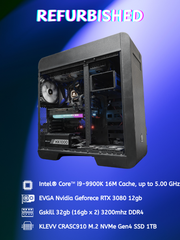 Pre-owned Intel I9-9900K with RTX 3080 Gaming PC Desktop