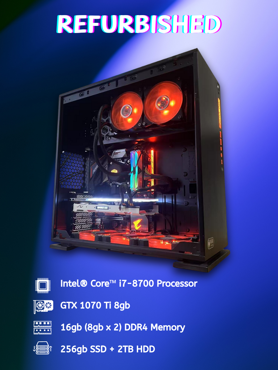 Intel Core I7 8700k I7 8700 Gtx 1070 Ti Epic I7 GTX 1070 Gaming
