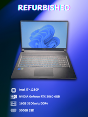 Pre-owned MSI Stealth 17M A12UE I7-1280P RTX 3060 6GB Gaming Laptop