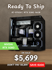 EZR R7-9700X | RTX 5080 16gb Lian Li Gaming PC