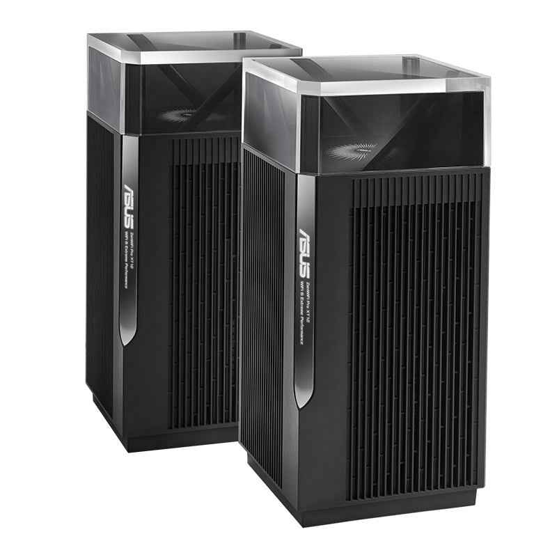 ASUS ZenWiFi Pro XT12 Tri-band Mesh WiFi 6 Gigabit System (2-Pack) - Black
