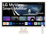 LG MyView 31.5" FHD IPS 60Hz All-in-One Smart Monitor for Streaming with webOS - White