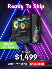 EZR R5-5500 | RTX 5060 - Allied Stinger Black