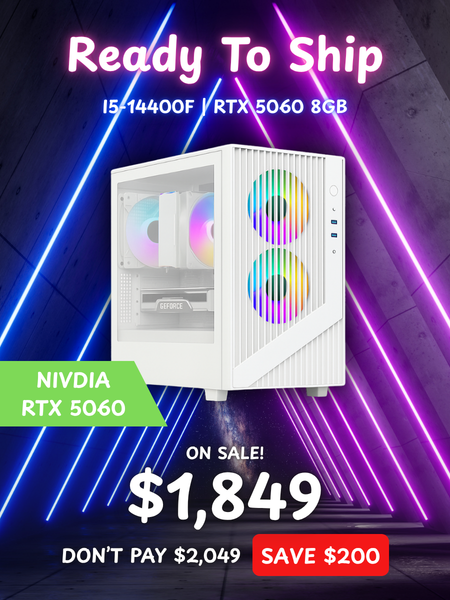 EZR I5-14400F | RTX 5060 8gb
