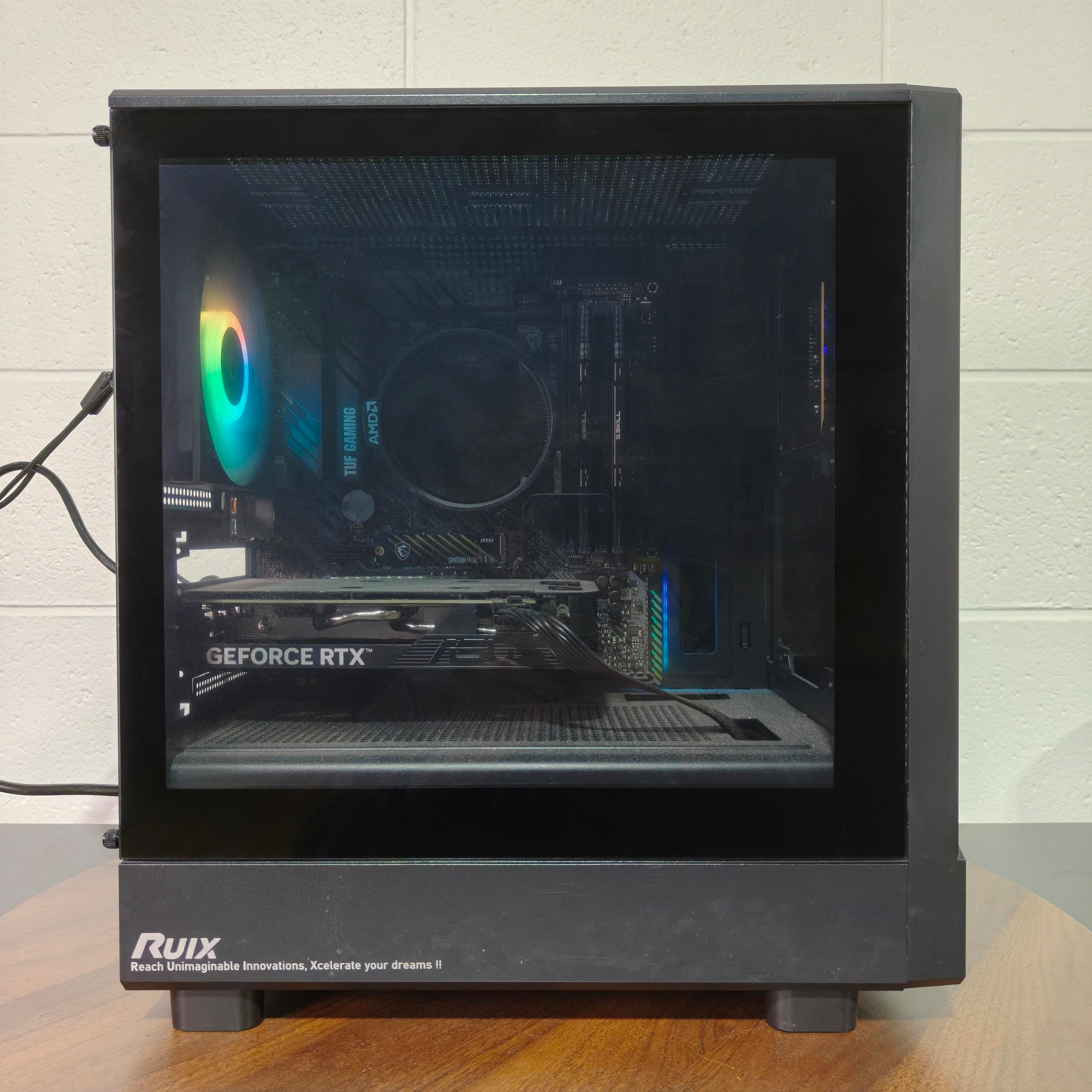REFURBISHED AMD RYZEN 5 5500 RTX4060 Gaming PC Desktop