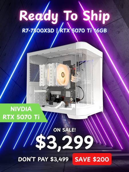 EZR R7-7800X3D | RTX 5070 Ti 16GB