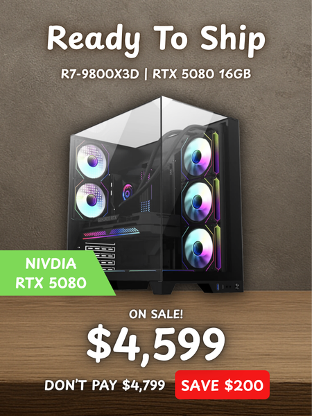 EZR R7-9800X3D | RTX 5080 16GB