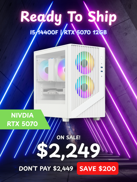 EZR I5-14400F | RTX 5070 12gb