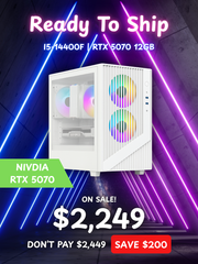 EZR I5-14400F | RTX 5070 12gb