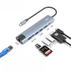 Gopala 8K Docking Station Type-C Thunderbolt 4 Converter HUB Laptop Adapter 4K 120Hz HD DP Multi-Port Splitter Ethernet Expansion Dock 7-in-1 15DP 8K Docking Station Plus Edition