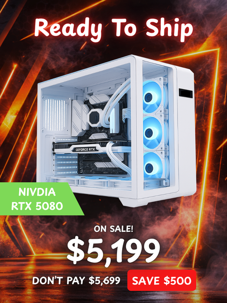 EZR R7-9800X3D | RTX 5080 - WT Asgard White