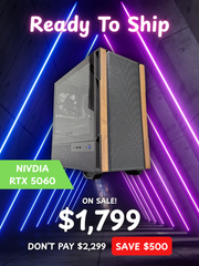EZR R5-7600 | RTX 5060 - Cypress 3 Black