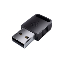 HP USB Wireless Adapter for Desktop & Laptop – WiFi 6 Receiver, Driver-Free, Dual-Band 5G/2.4G, Portable WiFi Dongle with Bluetooth (2-in-1 Hotspot Transmitter & Receiver)