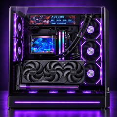 EZR R7-9800X3D | RTX 5080 - WJ LCD SCREEN Black