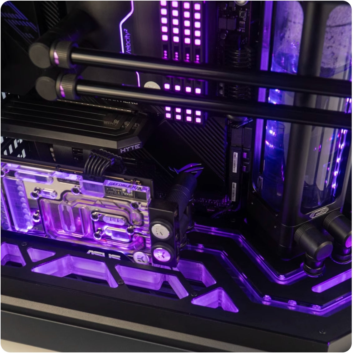 HYTE Y60 PC Case Custom Liquid Cooling System Kit