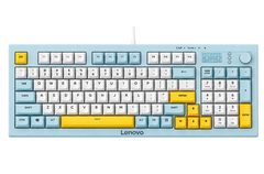 Lenovo K2 95-Key Gasket Wired Keyboard – Mist Blue