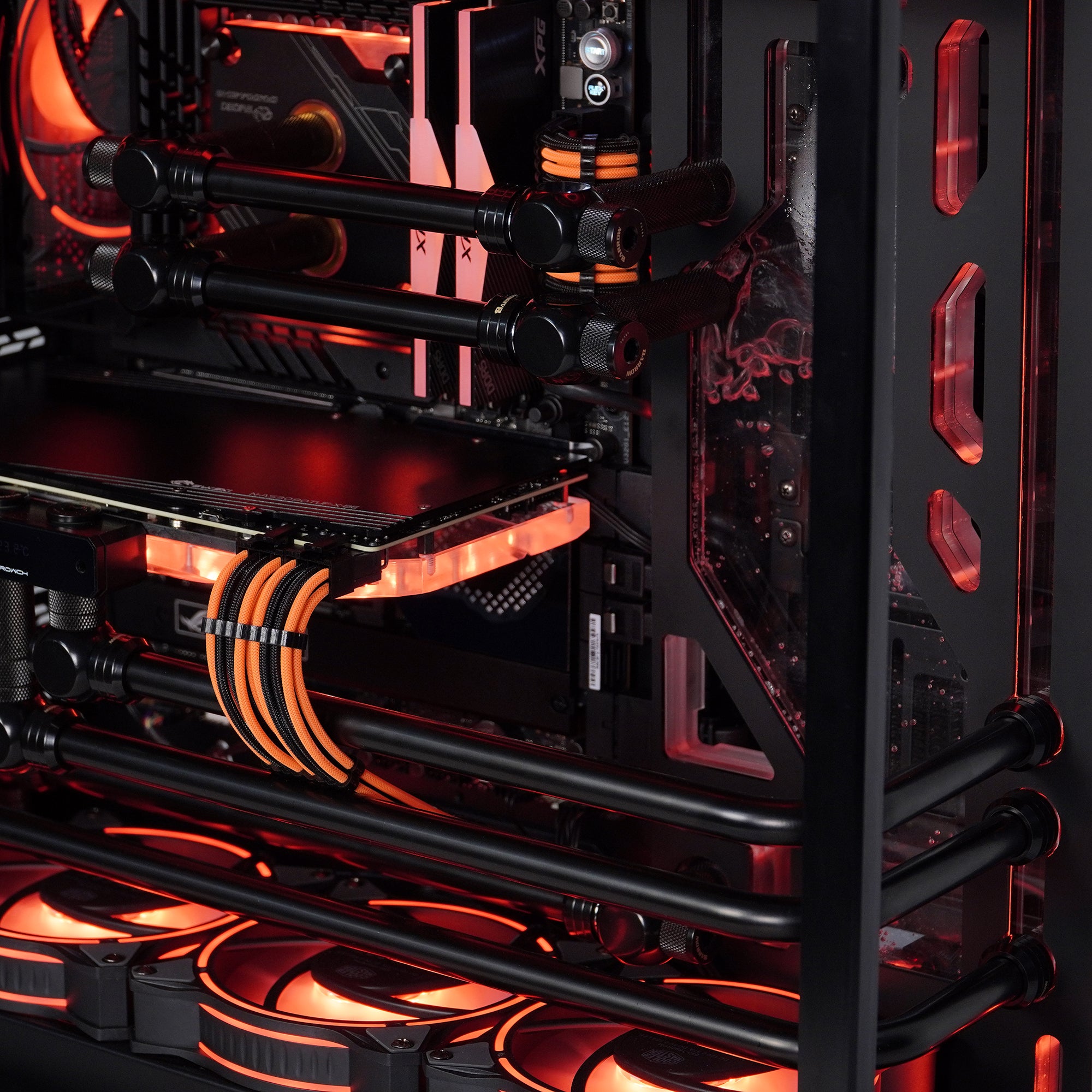 Lian Li PC-O11 Dynamic XL Custom Liquid Cooling Kit