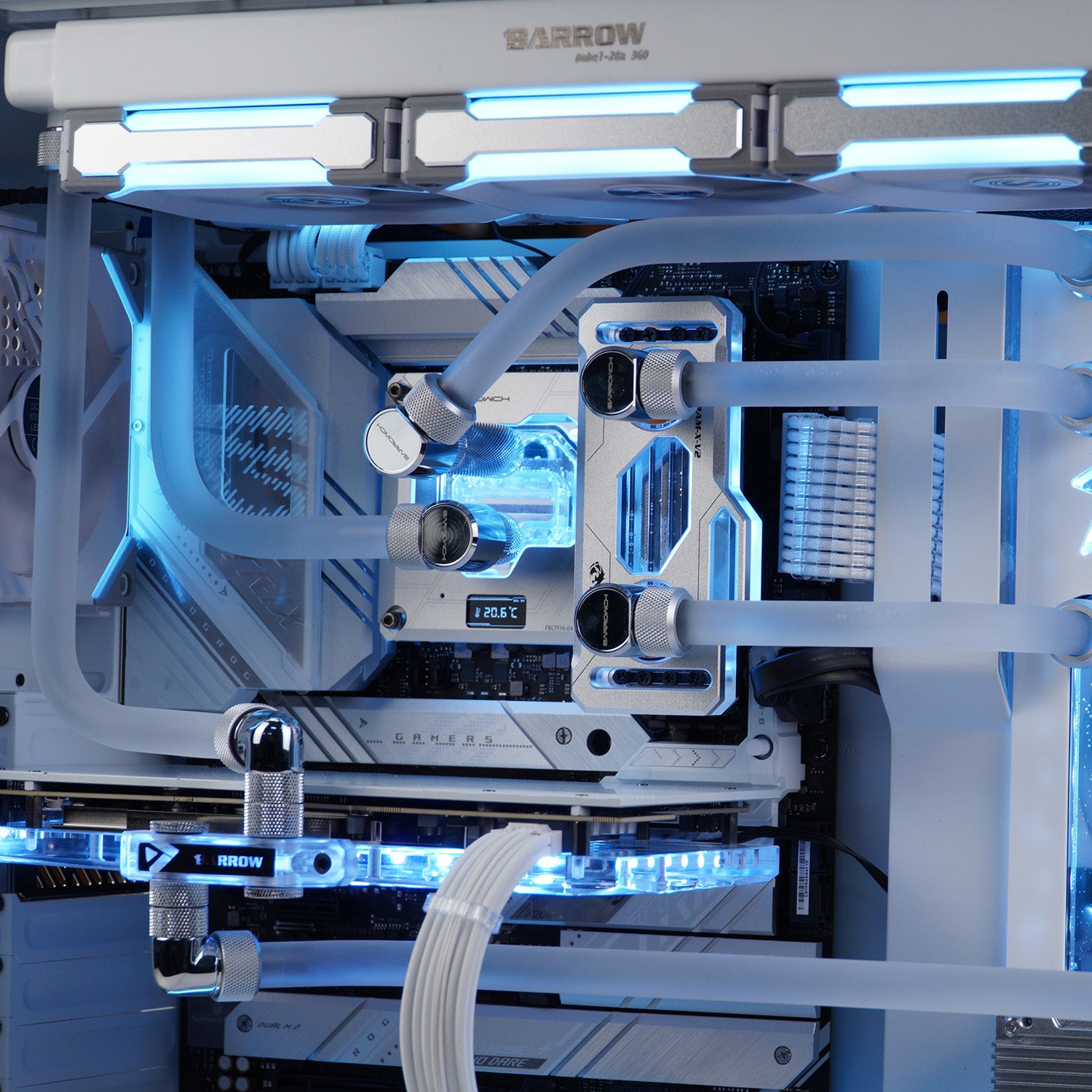NZXT H9 FLOW Custom Liquid Cooling System Kit