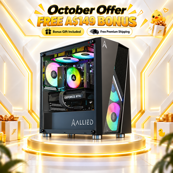 EZR R5-5500 | RTX 5060 - Allied Stinger Black