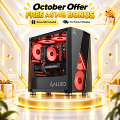 EZR R5-5600 | RX 9060 XT - Allied Stinger Black