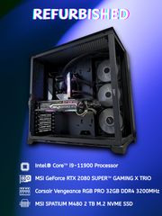 Pre-owned Intel I9-11900 with RTX 2080 Super Gaming PC Desktop