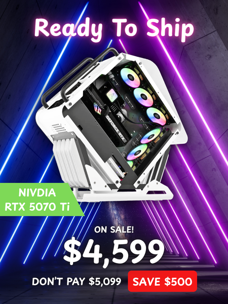 EZR R7-9850X3D | RTX 5070 Ti - Allied M.O.A.B White