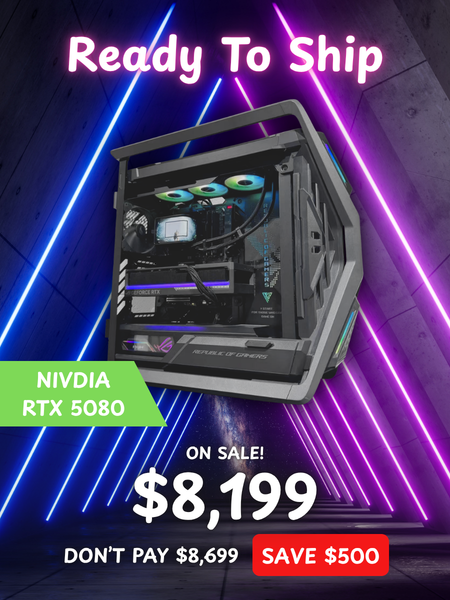EZR R7-9850X3D | RTX 5080 - ROG Hyperion Black