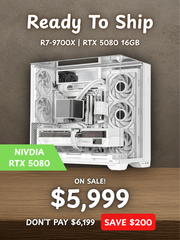 EZR R7-9700X | RTX 5080 16gb Lian Li Gaming PC