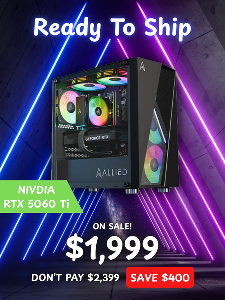 EZR R5-9600X | RTX 5060 Ti - Allied Stinger Black