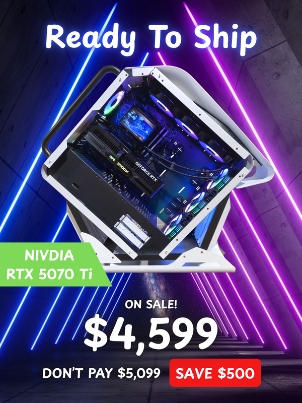 EZR R7-9850X3D | RTX 5070 Ti - Allied M.O.A.B White