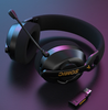 Somic CH301 Wireless Headset Tri Mode FPS Bluetooth 5.4 2.4G Gaming Headset Earphone Low Latency 210g Light Weight PC Gamer Gift - Black
