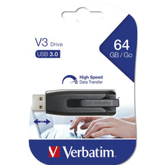 Verbatim Video Card Style USB3.20 64GB USB Flash Drive